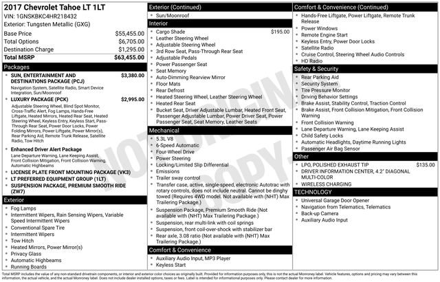 Used 2017 Chevrolet Tahoe LT image 47