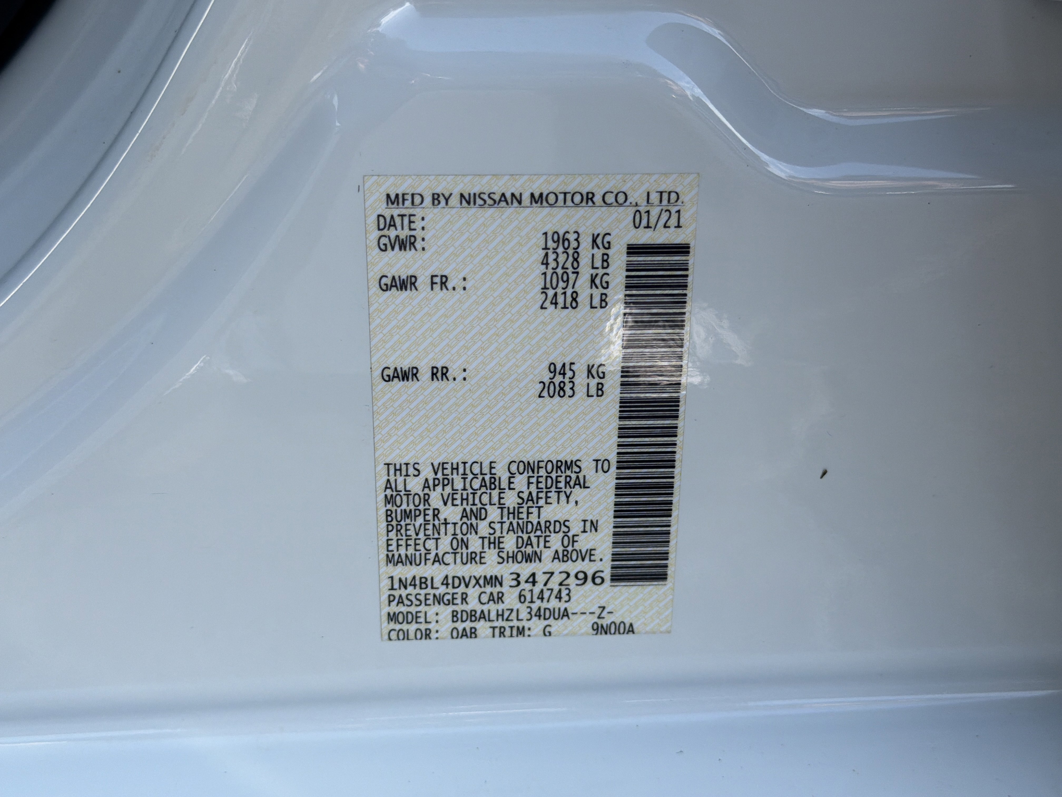 Used 2021 Nissan Altima 2.5 SV image 31