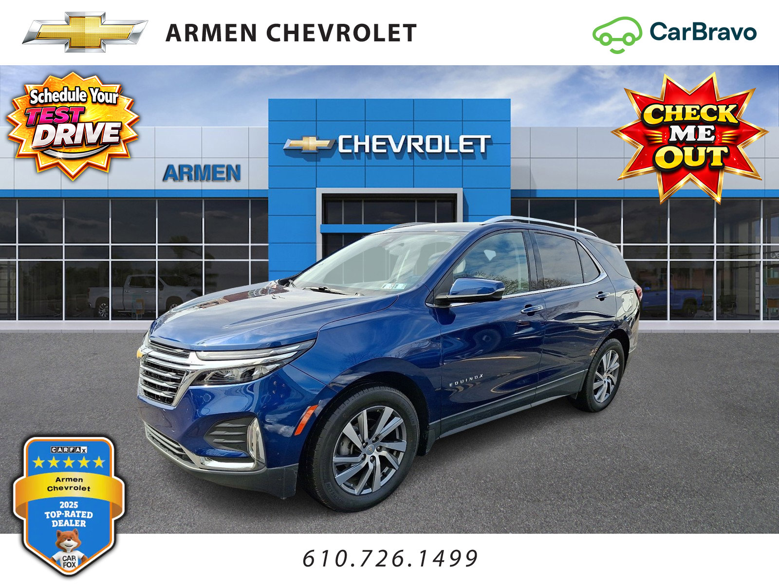 Certified 2022 Chevrolet Equinox Premier image 1