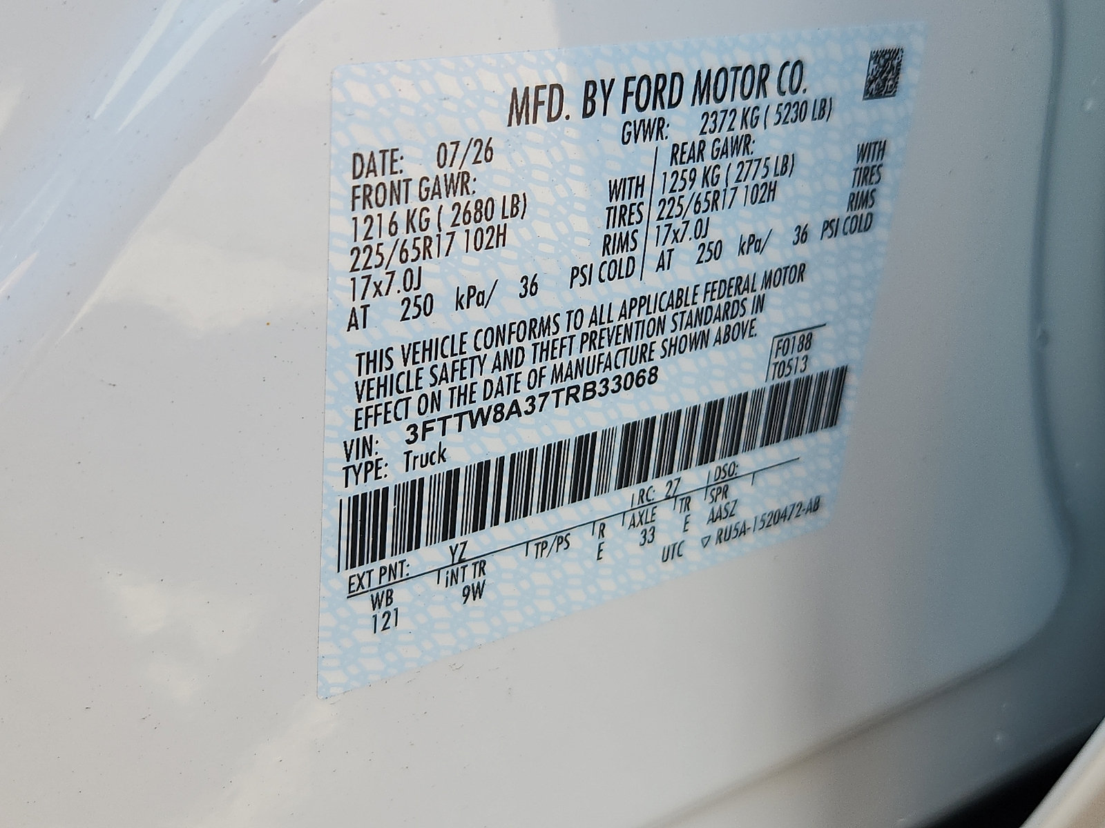 New 2026 Ford Maverick XL FWD image 16