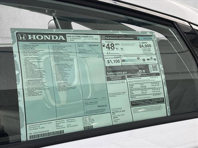 New 2025 Honda Accord EX-L image 18