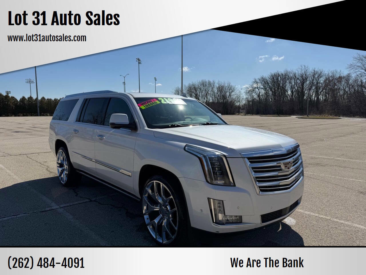 Used 2017 Cadillac Escalade ESV Platinum image 1
