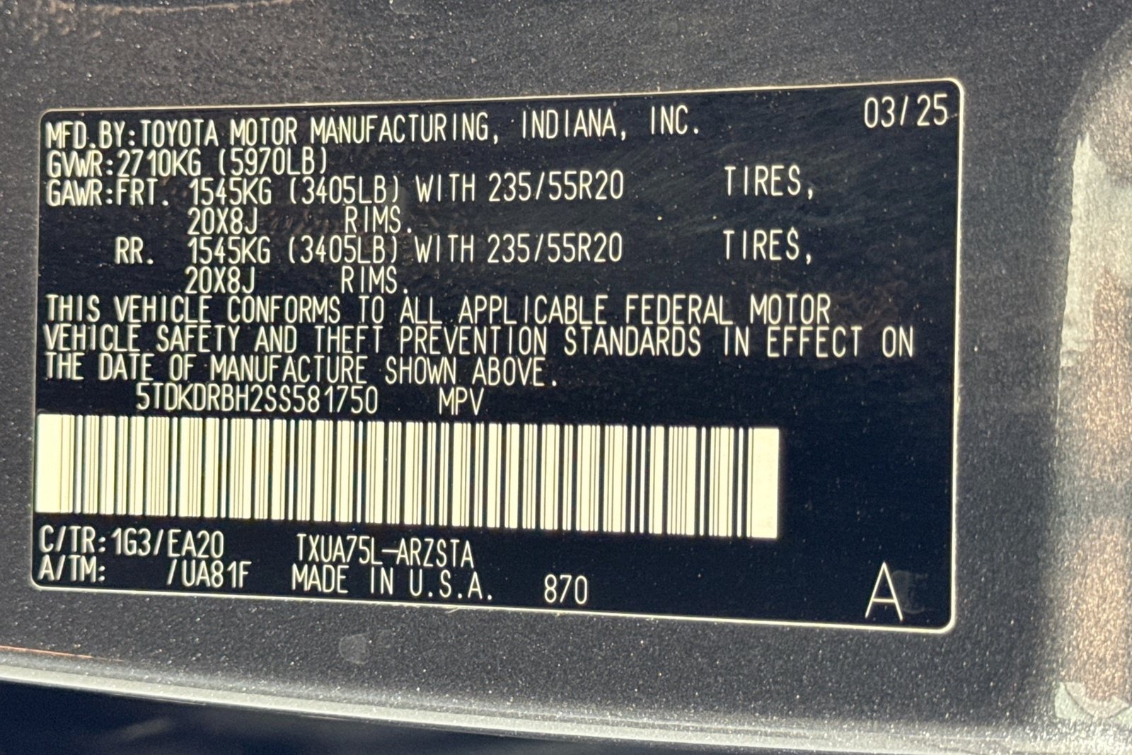 Used 2025 Toyota Highlander XSE AWD/4WD image 31