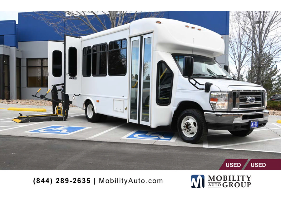 Used 2016 Ford E-350 and Econoline 350 Super Duty w/ Shuttle Bus Prep Package RWD image 1