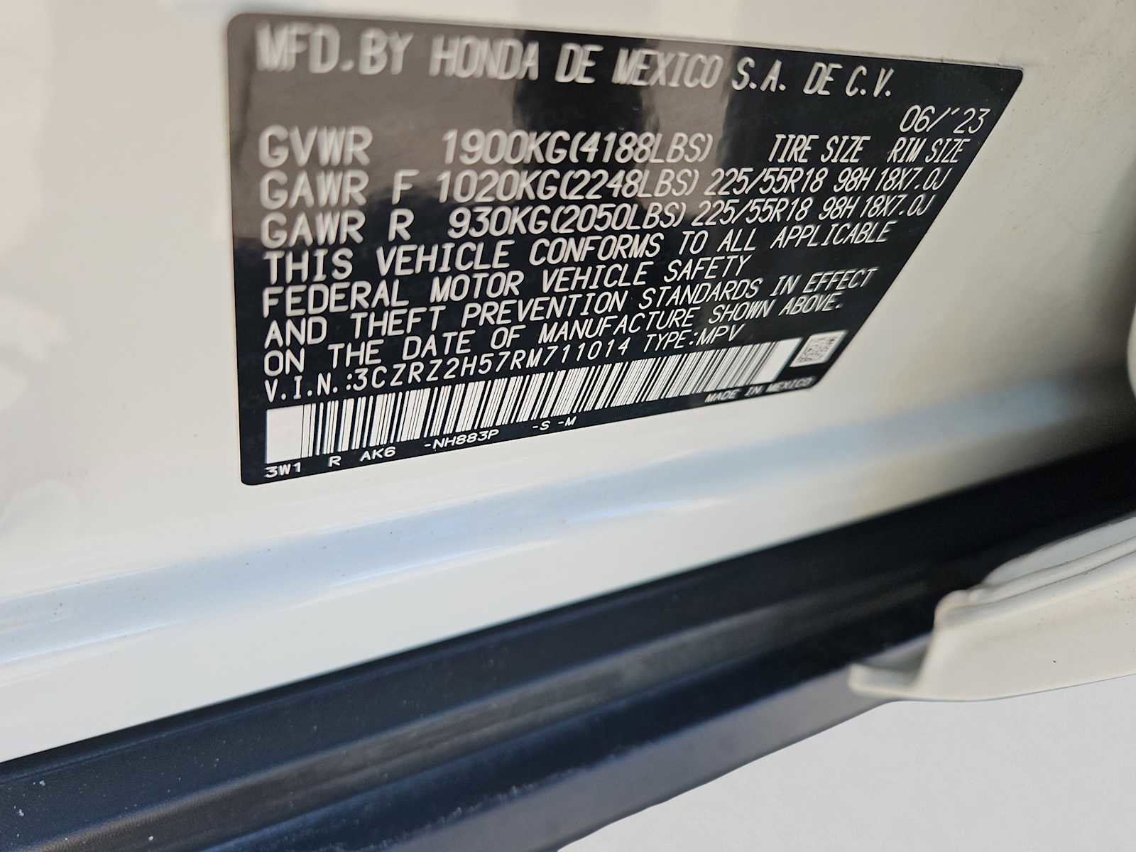 Used 2024 Honda HR-V Sport image 7