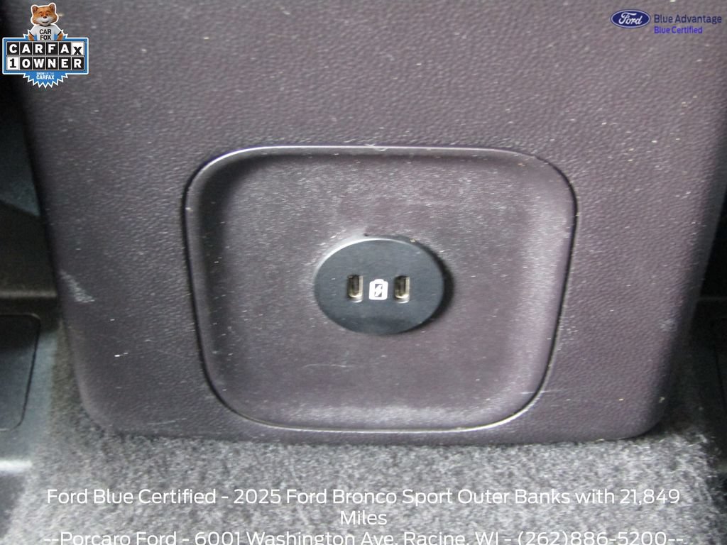 Certified 2025 Ford Bronco Sport Outer Banks w/ Outer Banks Tech Package+ AWD/4WD image 41