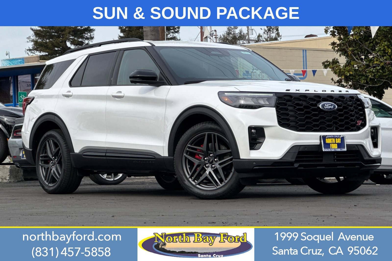 New 2026 Ford Explorer ST w/ Sun And Sound Package
