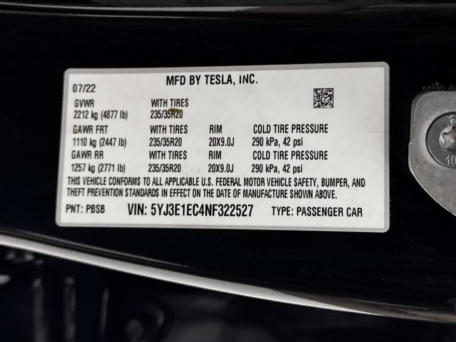Used 2022 Tesla Model 3 Performance AWD/4WD image 40