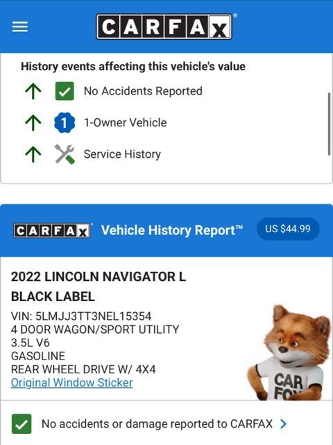 Used 2022 Lincoln Navigator L Black Label image 5