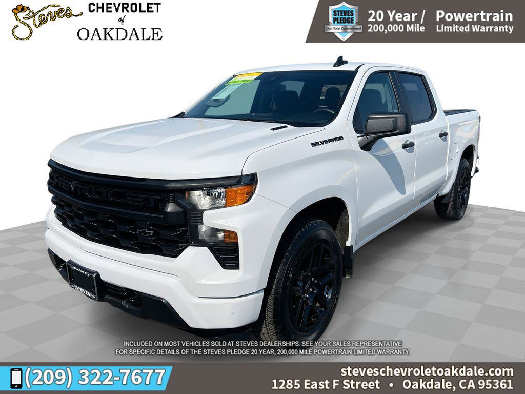Used 2025 Chevrolet Silverado 1500 Custom w/ LPO, Dark Essentials Package