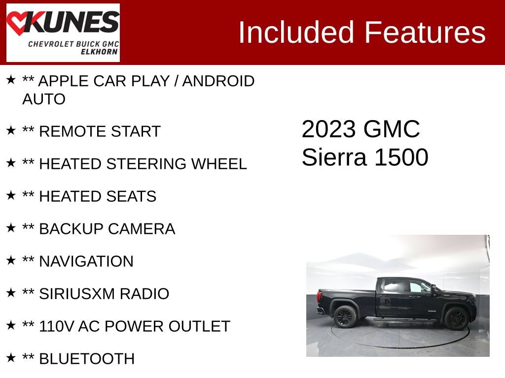 Used 2023 GMC Sierra 1500 Elevation w/ Preferred Package AWD/4WD video 2