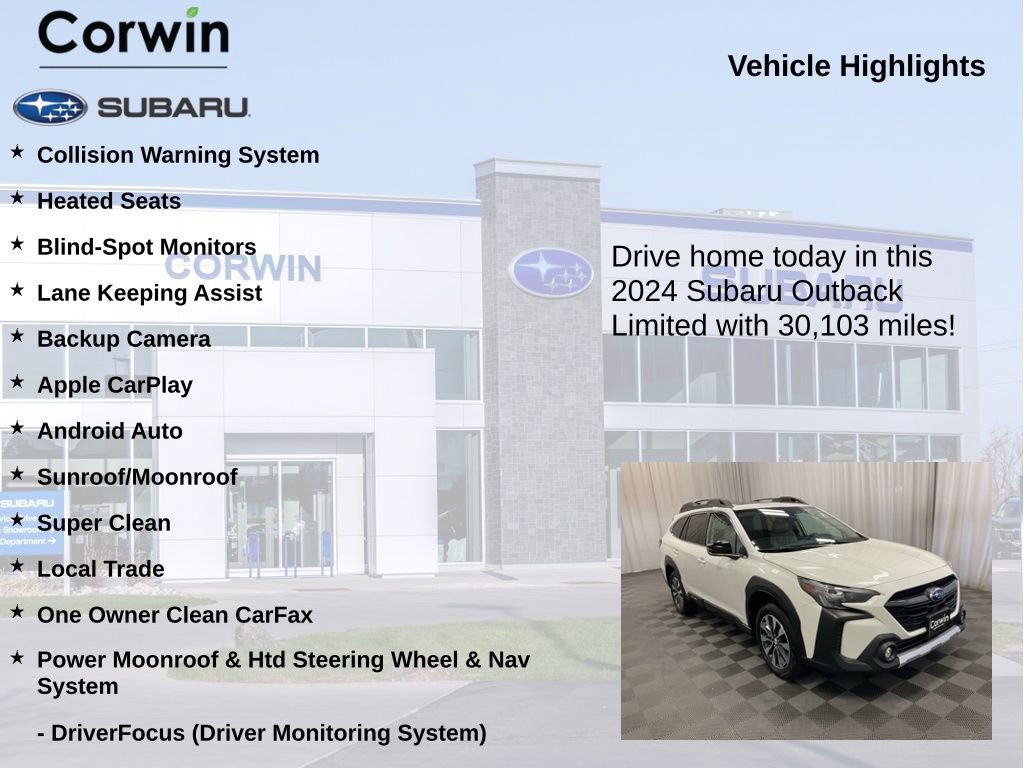 Used 2024 Subaru Outback Limited AWD/4WD image 6