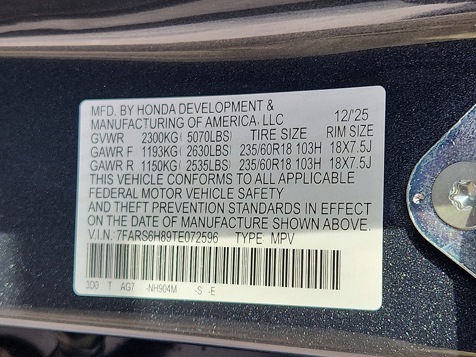 New 2026 Honda CR-V Sport-L image 17