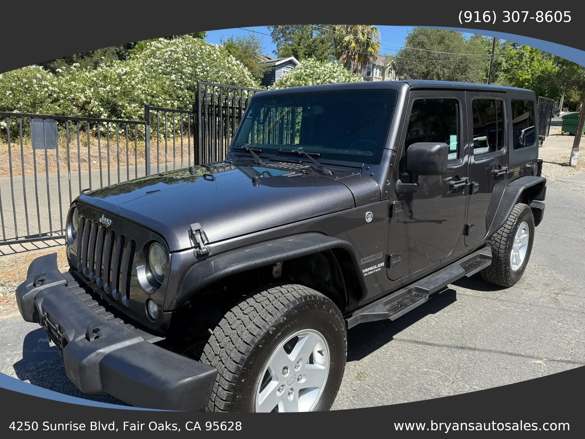 Used 2016 Jeep Wrangler Unlimited Sport w/ Quick Order Package 24S