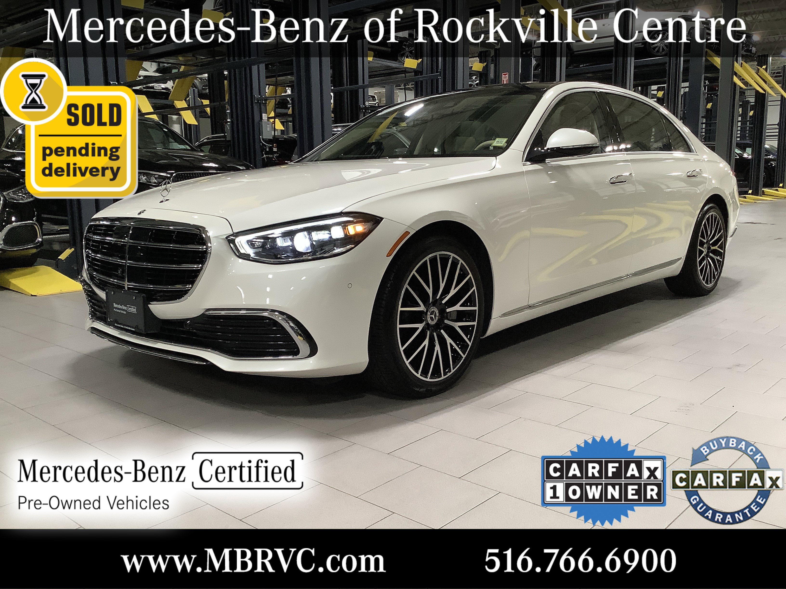 Certified 2023 Mercedes-Benz S 580 4MATIC Sedan