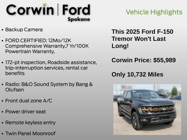 Used 2025 Ford F150 Tremor AWD/4WD image 7