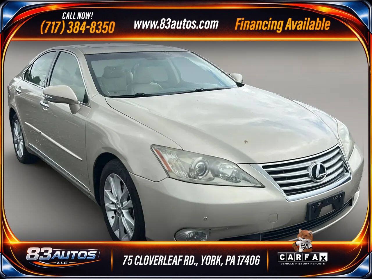 Used 2010 Lexus ES 350 w/ Preferred Accessory Package FWD image 1