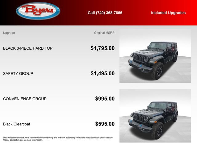 Used 2025 Jeep Wrangler Unlimited Rubicon 4xe w/ Safety Group image 5