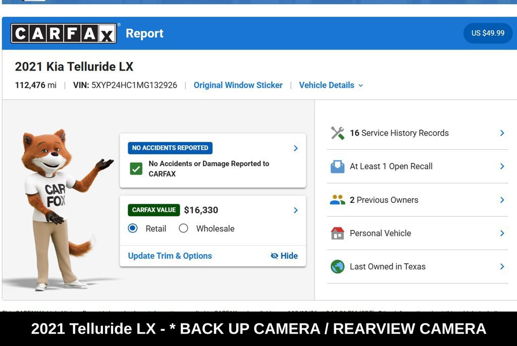 Used 2021 Kia Telluride LX FWD image 9