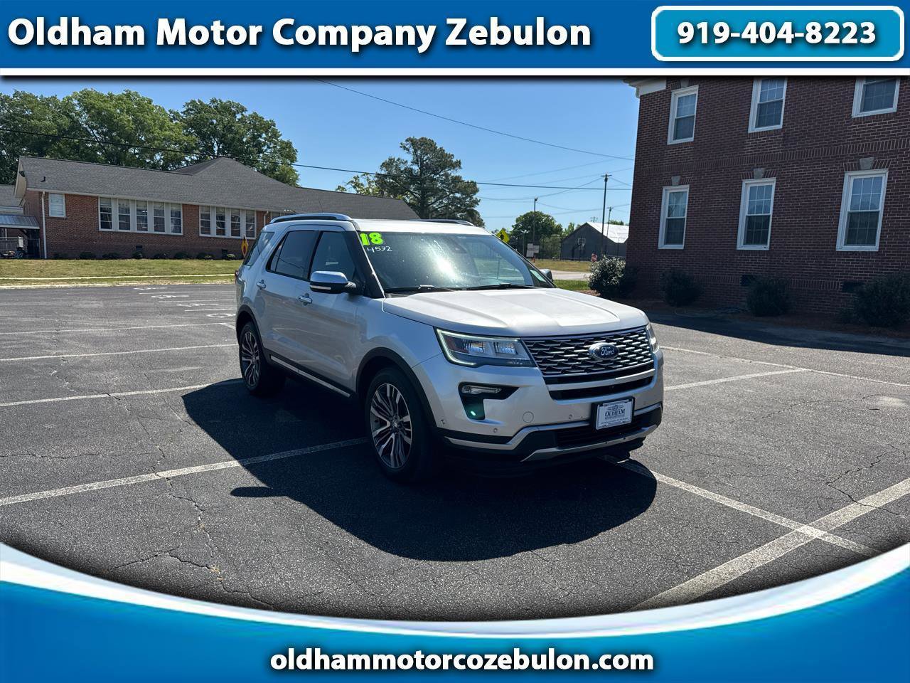 Used 2018 Ford Explorer Platinum AWD/4WD image 1