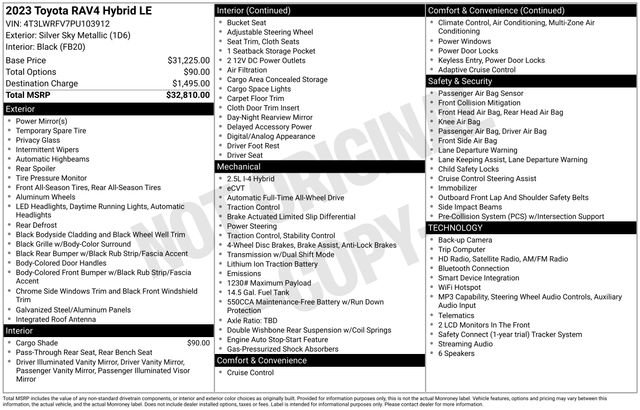 Used 2023 Toyota RAV4 LE image 5