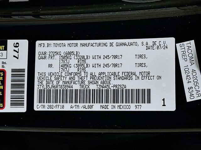 Used 2024 Toyota Tacoma SR5 image 30