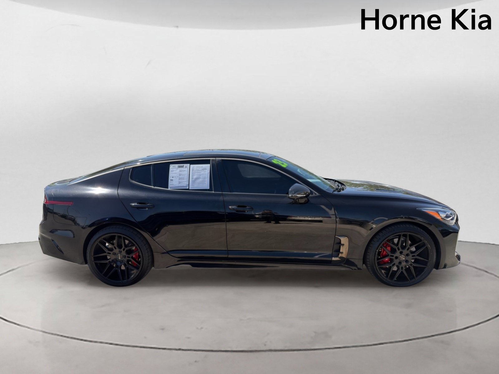 Certified 2023 Kia Stinger GT2 w/ Red Interior Color Package RWD image 3