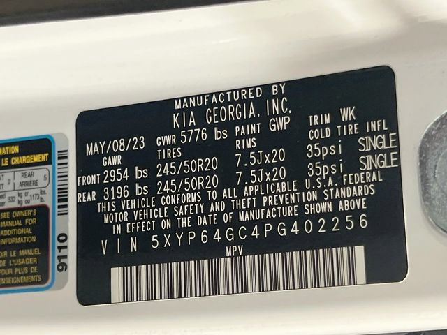 Certified 2023 Kia Telluride S w/ S Sunroof Package FWD image 35