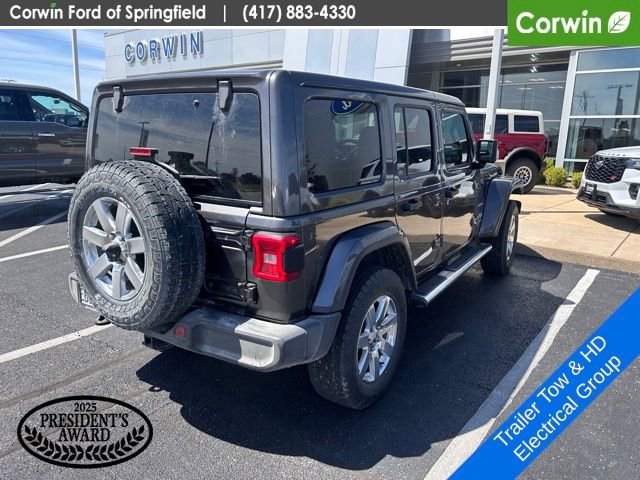 Used 2019 Jeep Wrangler Unlimited Sahara w/ LED Lighting Group image 4