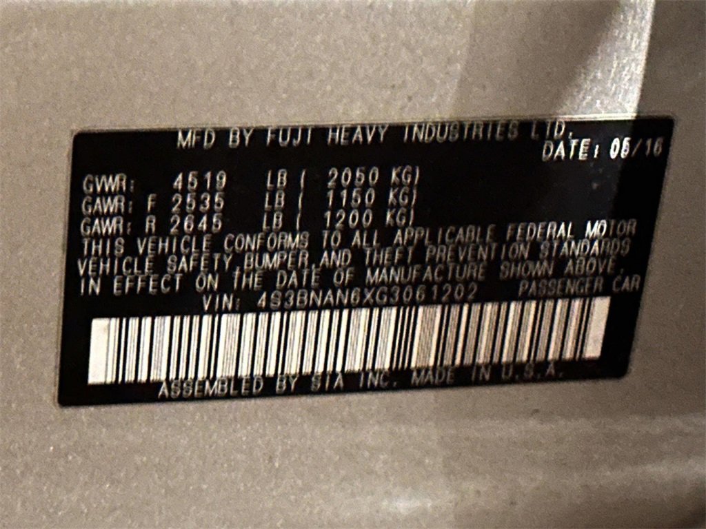 Used 2016 Subaru Legacy 2.5i Limited image 30