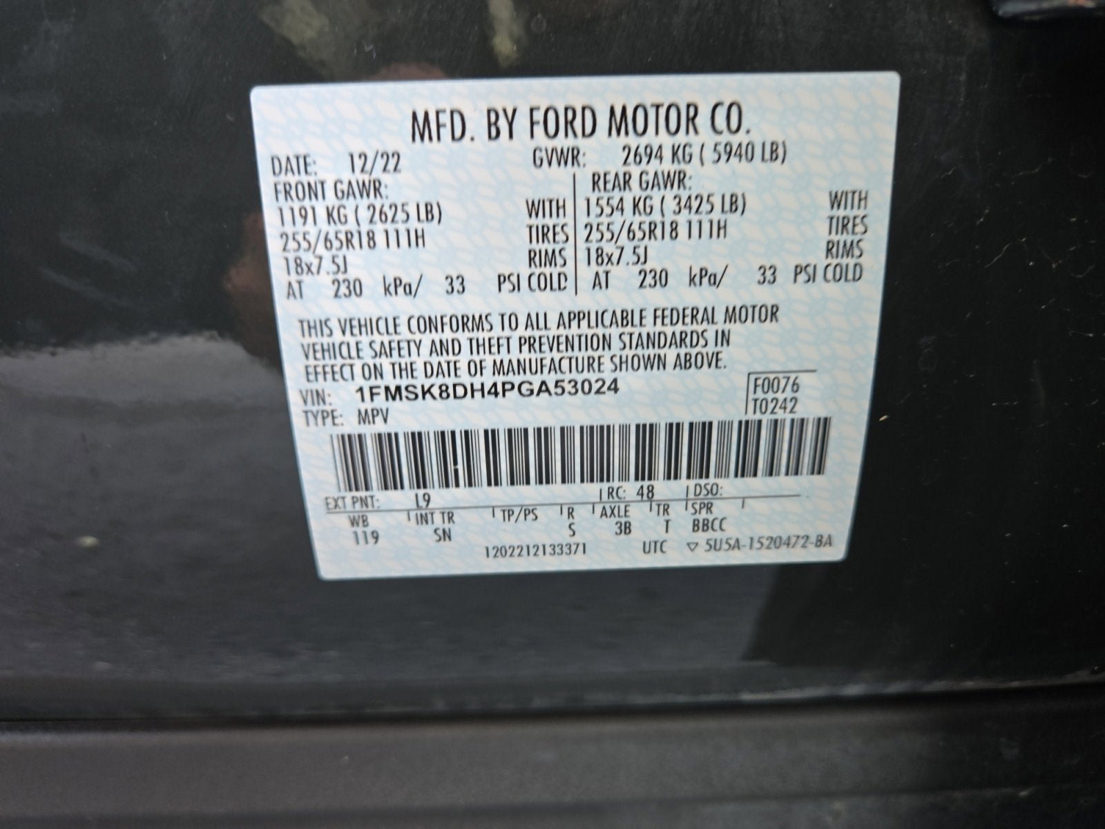 Certified 2023 Ford Explorer XLT w/ Equipment Group 202A image 28