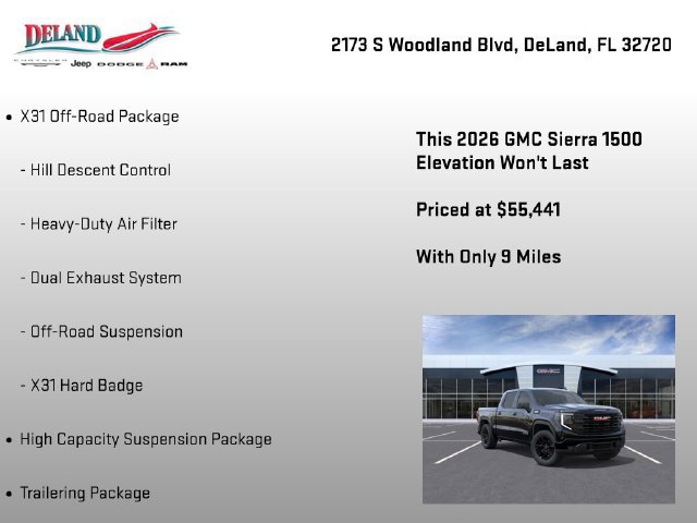 New 2026 GMC Sierra 1500 Elevation w/ Preferred Package AWD/4WD image 36