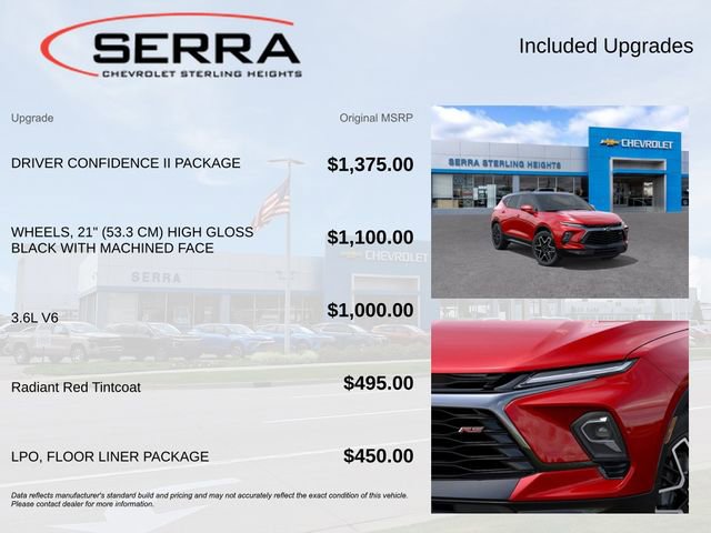 New 2026 Chevrolet Blazer RS w/ Driver Confidence II Package image 4