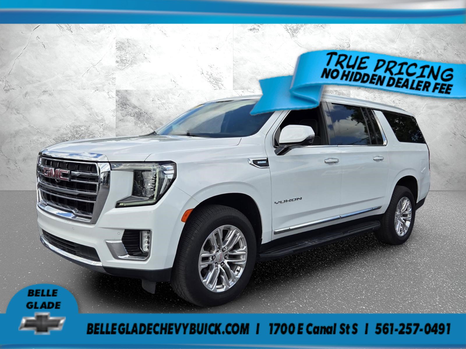 Certified 2021 GMC Yukon XL SLT w/ SLT Premium Package AWD/4WD image 1