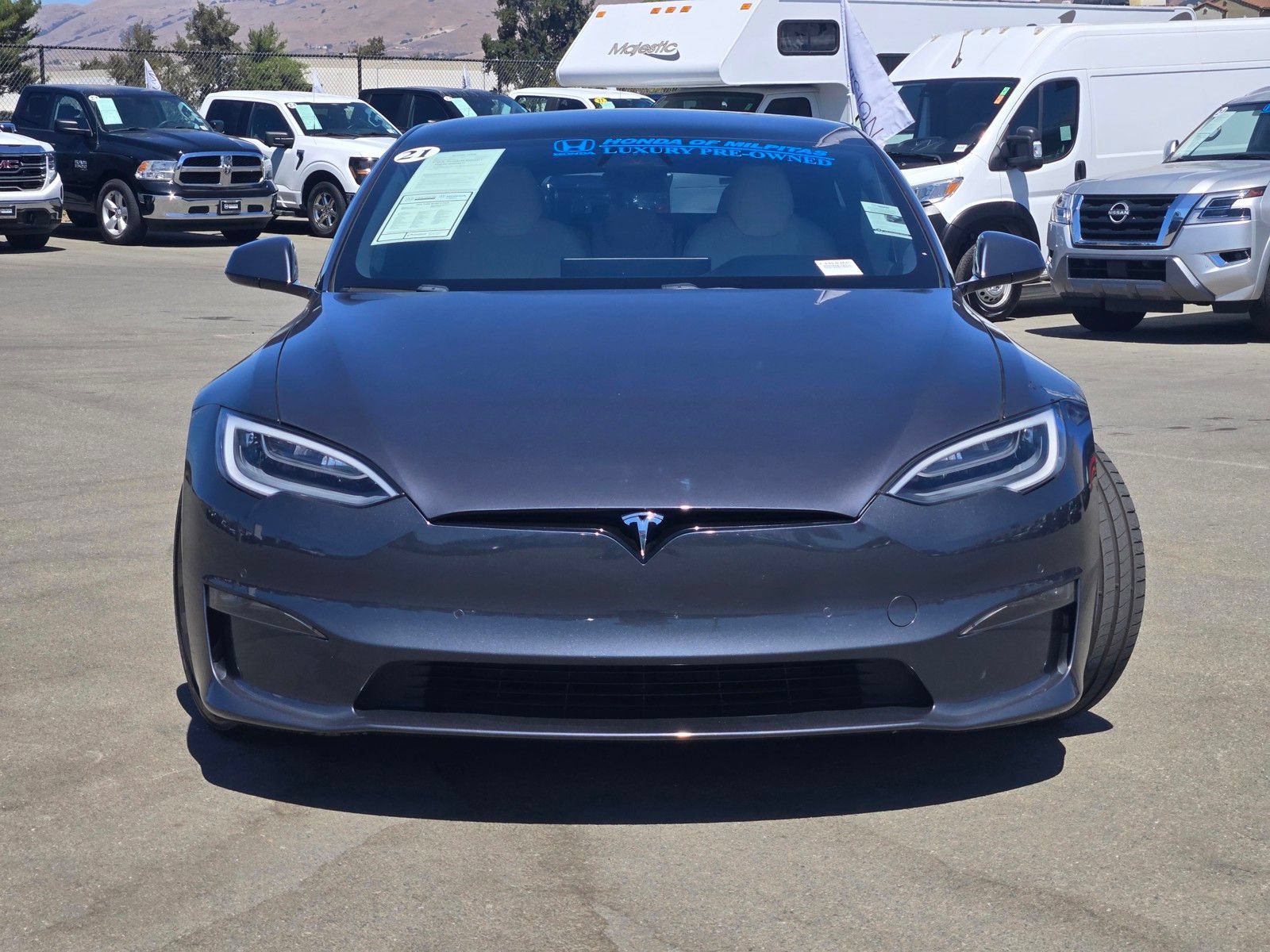 Used 2021 Tesla Model S Plaid AWD/4WD image 2