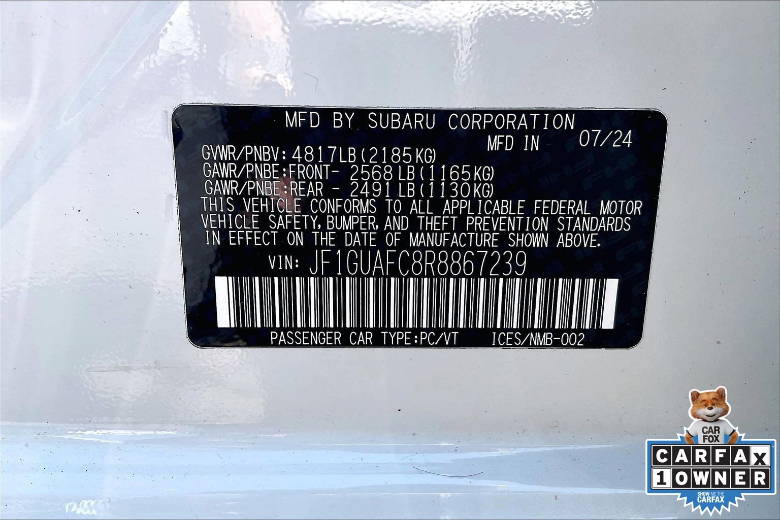 Certified 2024 Subaru Impreza 2.0i Sport image 32