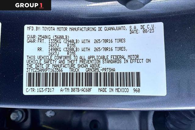 Certified 2023 Toyota Tacoma TRD Off-Road AWD/4WD image 37