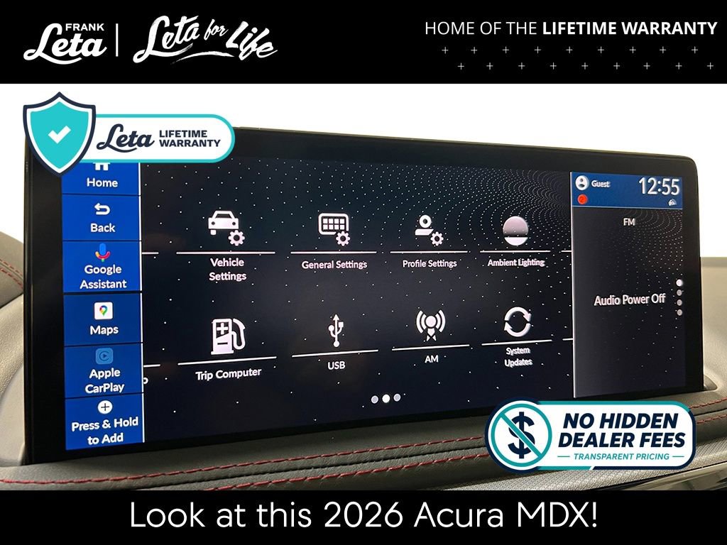 New 2026 Acura MDX A-Spec AWD/4WD image 26