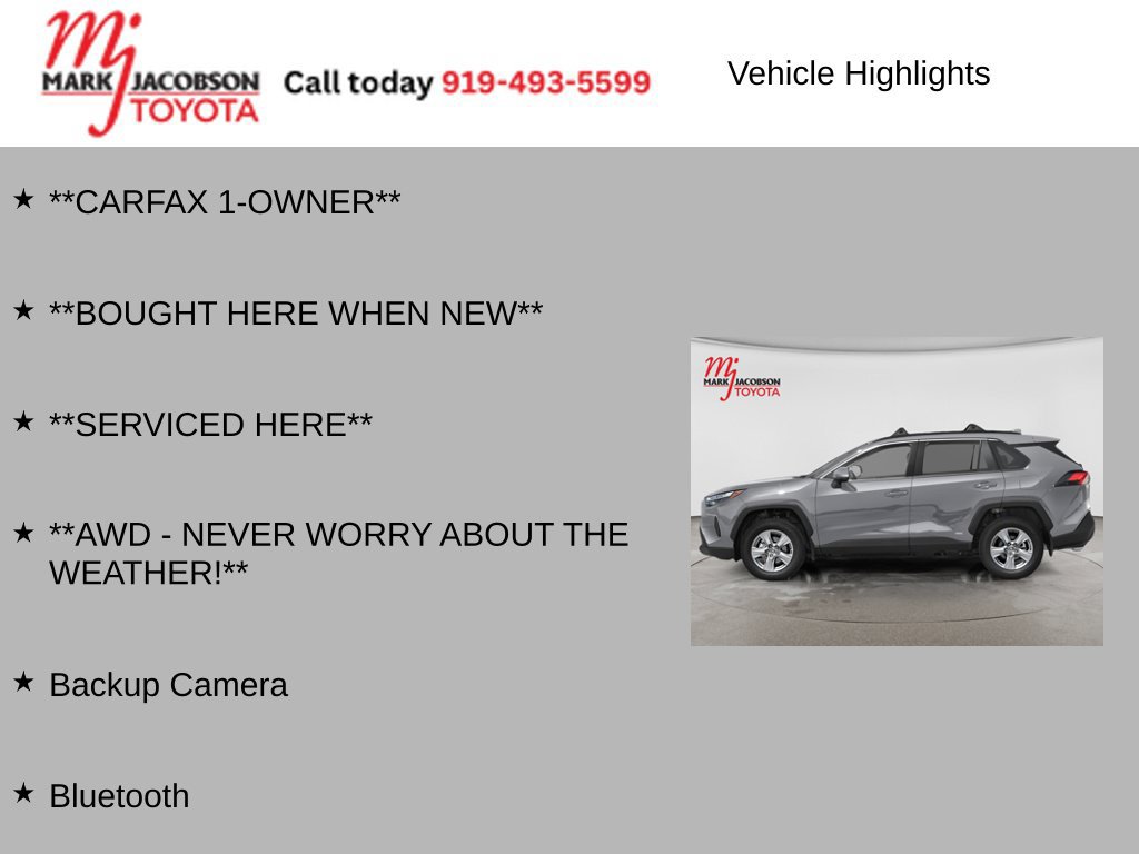 Used 2025 Toyota RAV4 XLE w/ Convenience Package AWD/4WD image 6