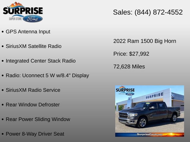 Used 2022 RAM 1500 Big Horn RWD image 36