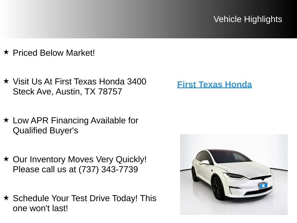 Used 2022 Tesla Model X Plaid AWD/4WD image 9