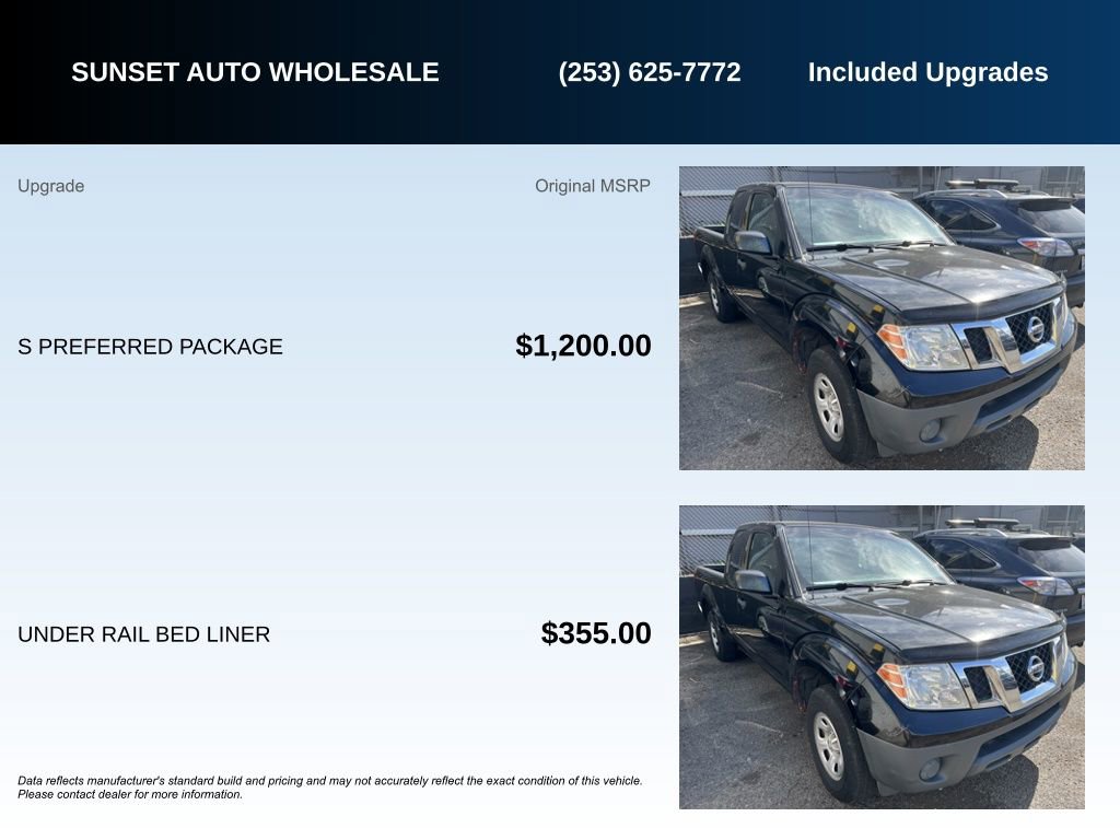 Used 2015 Nissan Frontier S w/ S Preferred Package RWD image 4