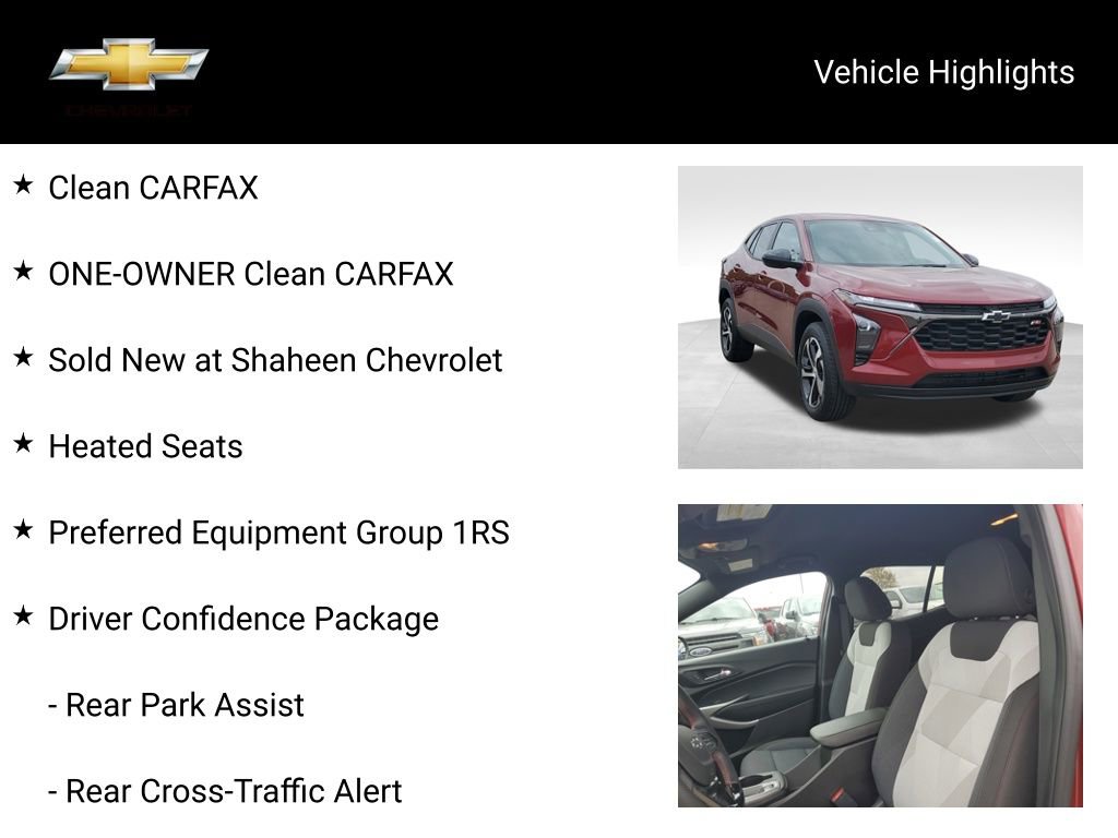 Certified 2024 Chevrolet Trax RS w/ Driver Confidence Package FWD image 19