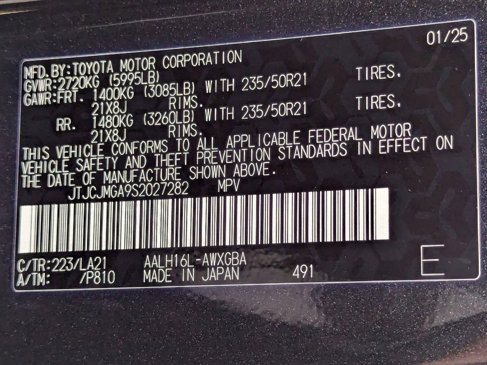 Certified 2025 Lexus RX 450h AWD w/ Luxury Package image 19