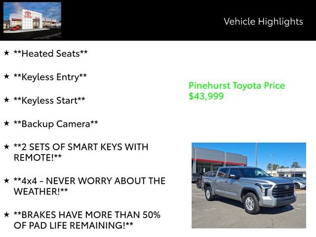 Certified 2024 Toyota Tundra SR5 w/ SR5 Premium Package image 13