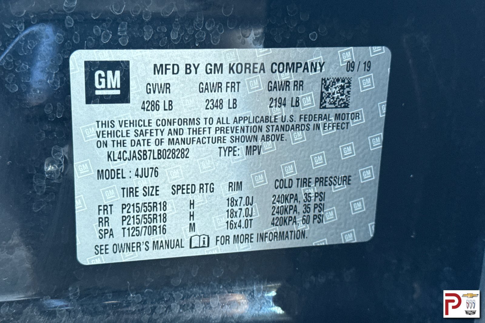 Certified 2020 Buick Encore Preferred w/ Safety Package FWD image 35