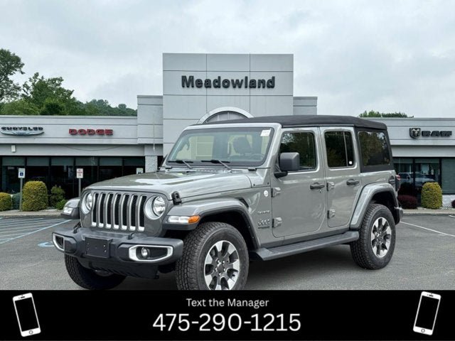 Certified 2022 Jeep Wrangler Unlimited Sahara w/ Cold Weather Group AWD/4WD image 1