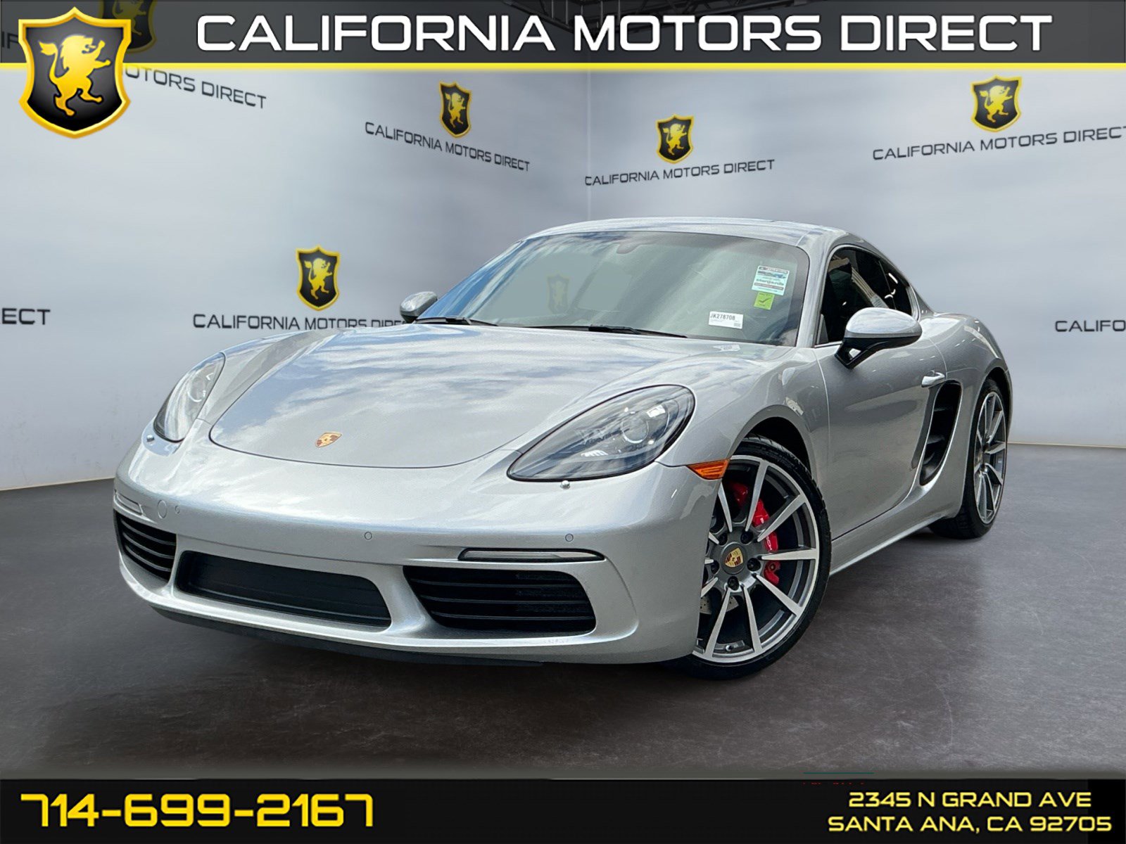 Used 2018 Porsche 718 Cayman S RWD image 1