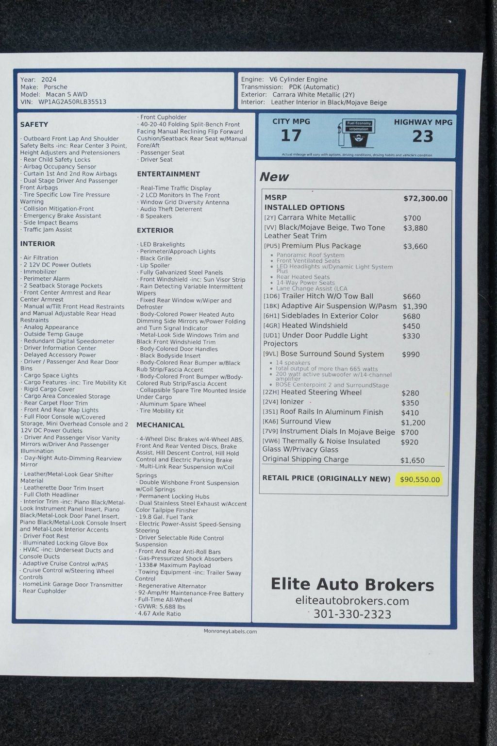 Used 2024 Porsche Macan S AWD/4WD image 53