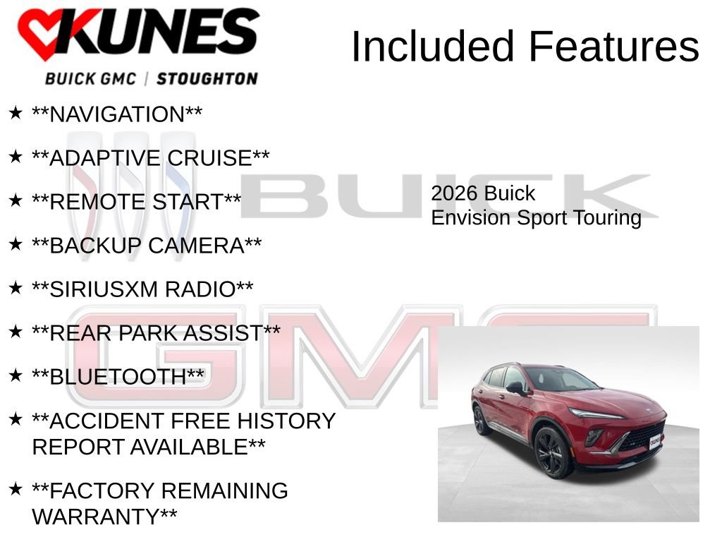 New 2026 Buick Envision Sport Touring AWD/4WD image 2